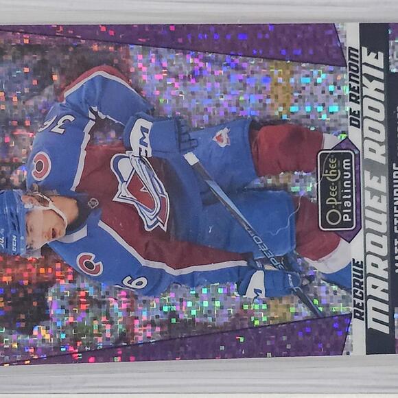 2024-25 O-Pee-Chee Platinum - [Base] - Violet Pixels #288  2024-25 O-Pee-Chee Platinum Matt Stienburg Marquee Rookie - Violet Pixels /299